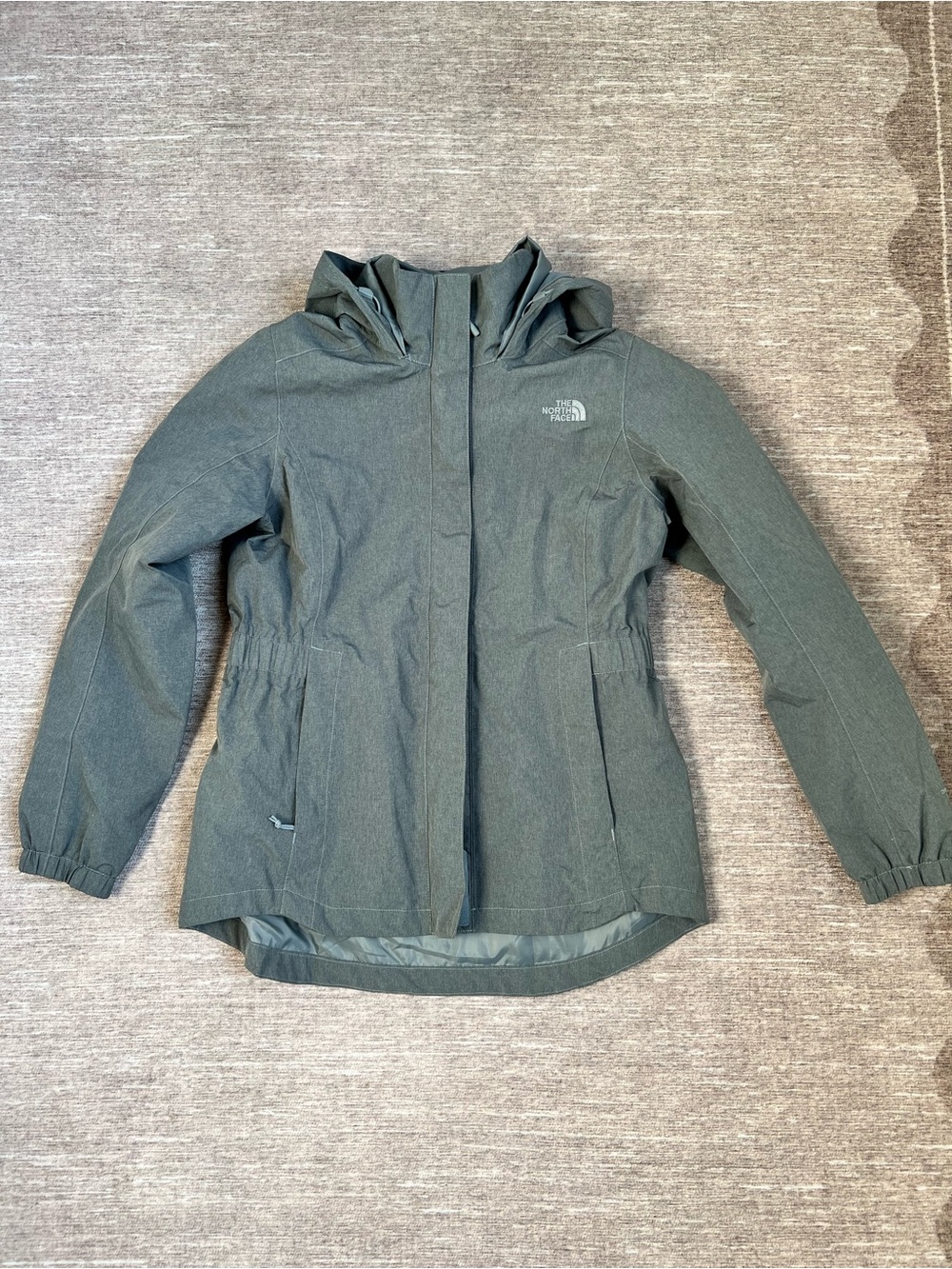 The North Face Women's Hooded Rain Jacket - Gray